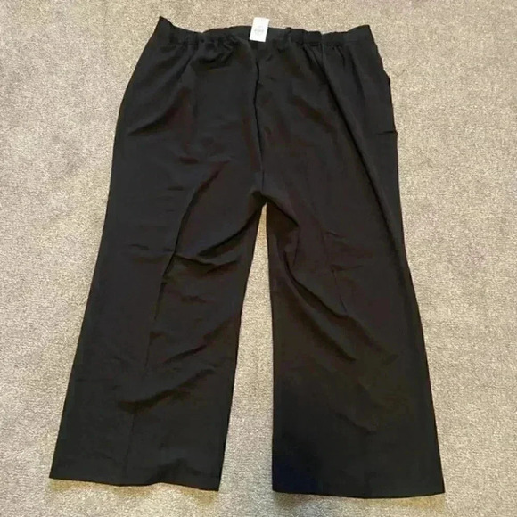 EVANS Picasso Wide Leg Trouser Black - long - Picture 5 of 6